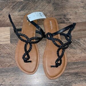 Black sandals